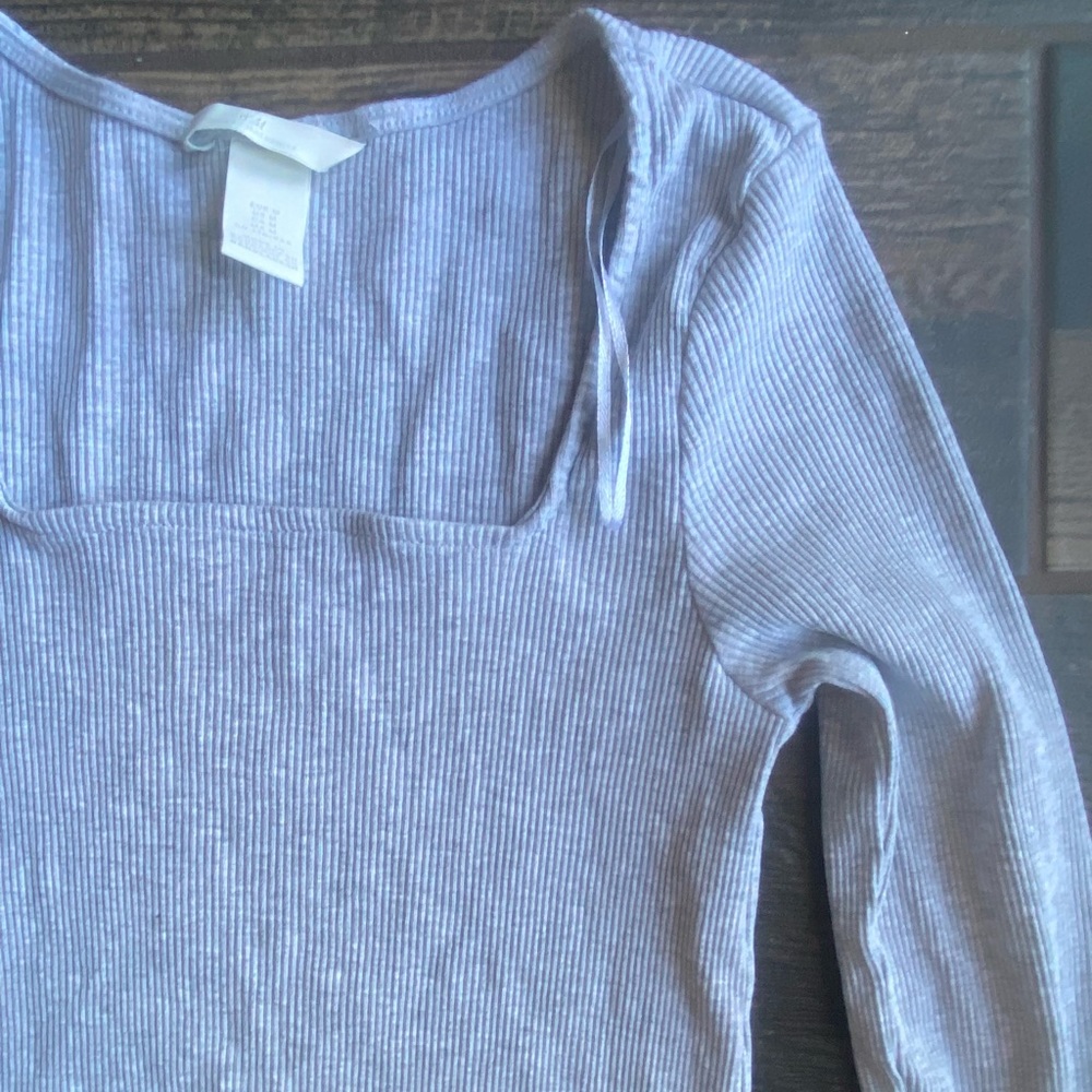 Square Neck Long Sleeve